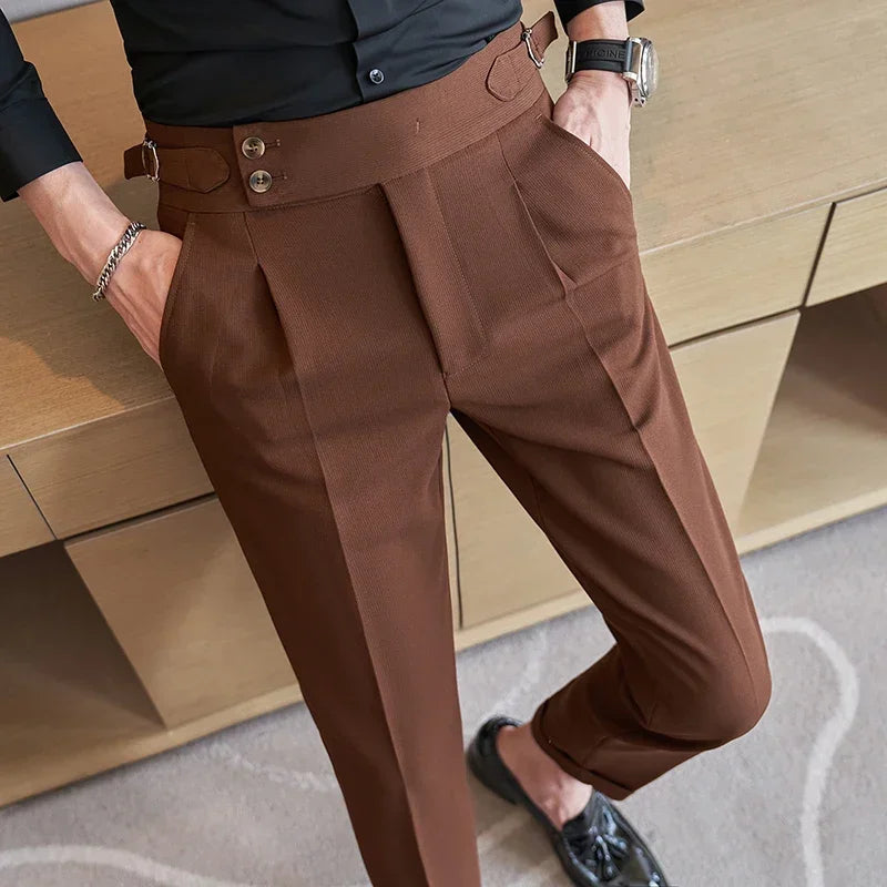 Slim Fit Suit Trousers