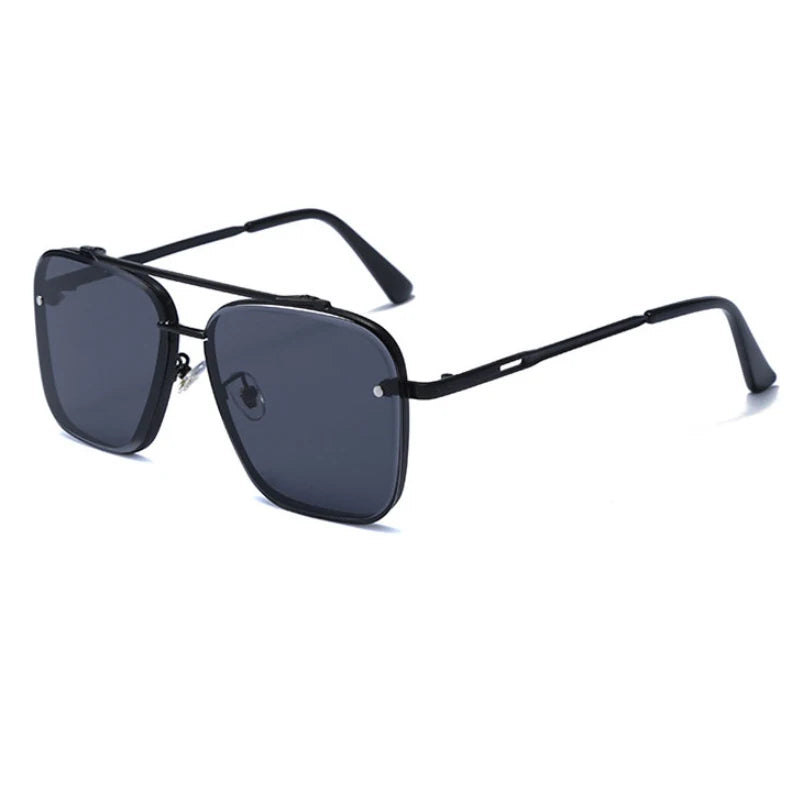 Gradient Metal Frame Sunglasses