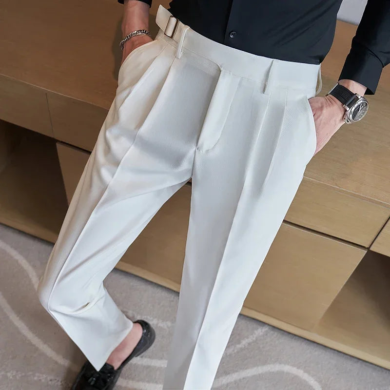 Slim Fit Suit Trousers