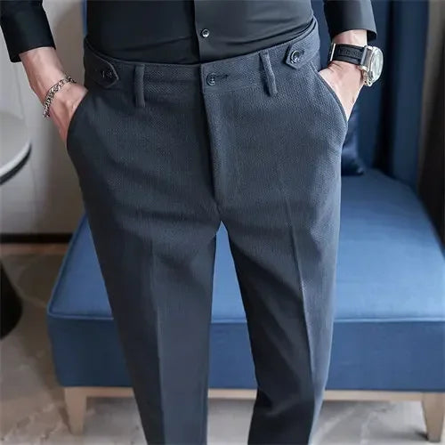 Slim Fit Suit Trousers