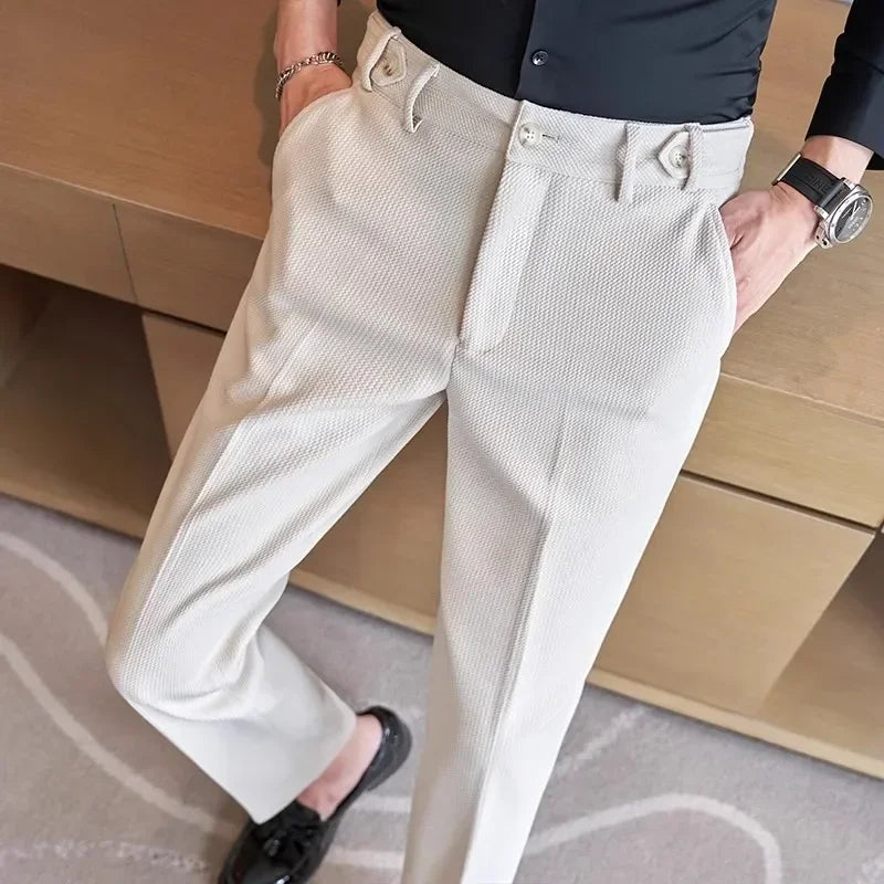 Slim Fit Suit Trousers