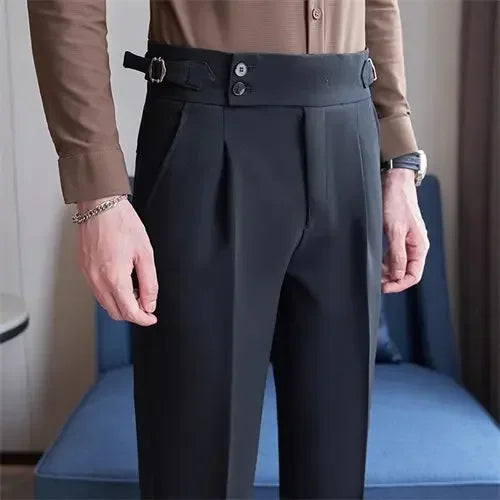 Slim Fit Suit Trousers