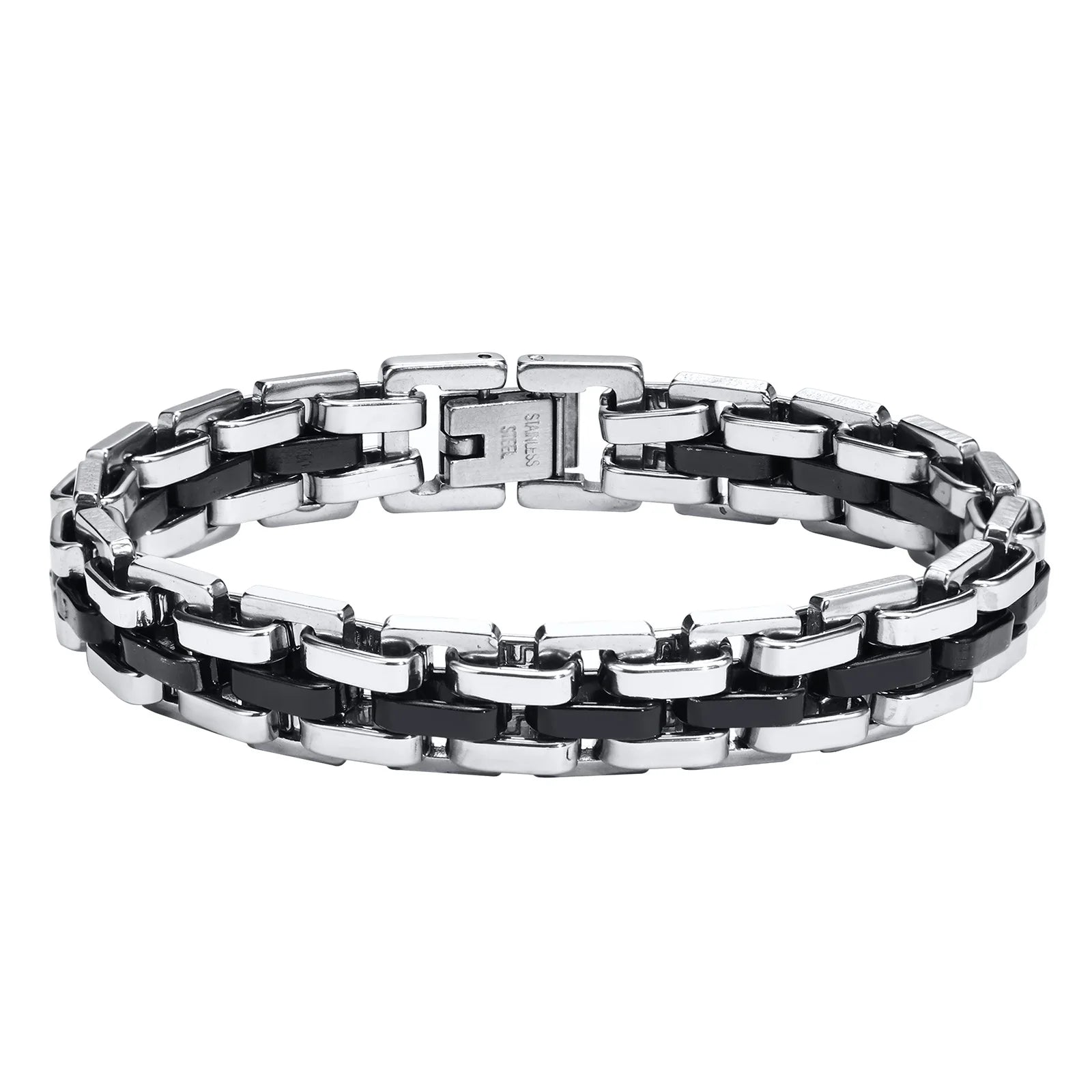 Two-Tone Stainless Steel Bracelet