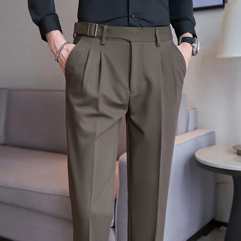 Slim Fit Suit Trousers